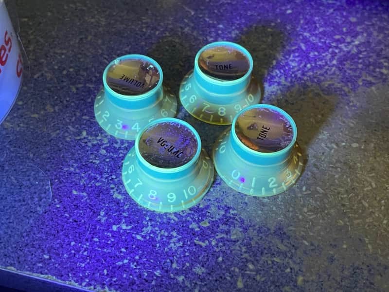 vintage 1962 Gibson reflector knobs for Les Paul 1960's sg es-335 175 flying V L5 paf L image 1
