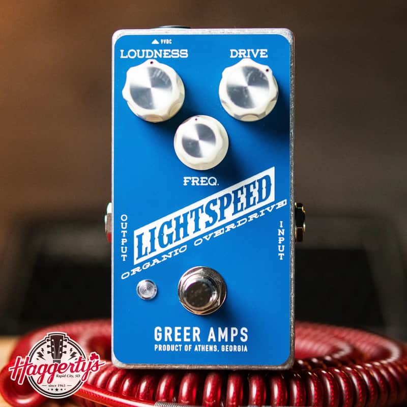 Greer Amps Lightspeed Organic Overdrive Effect Pedal image 1