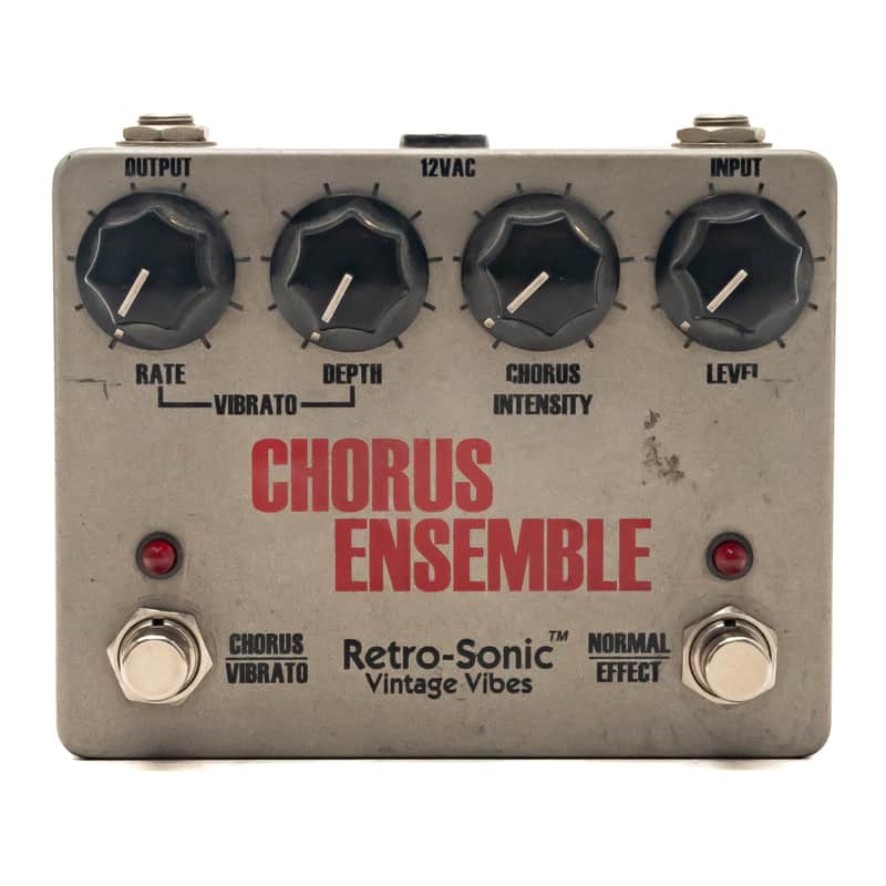 Retro-Sonic - Chorus Ensemble - Chorus & Vibrato Pedal - w/ Psu, x (USED) image 1