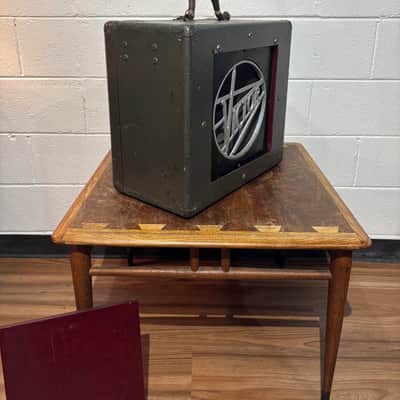 RCA Victor 1x12 speaker cab 1940’s - Original Military olive image 3