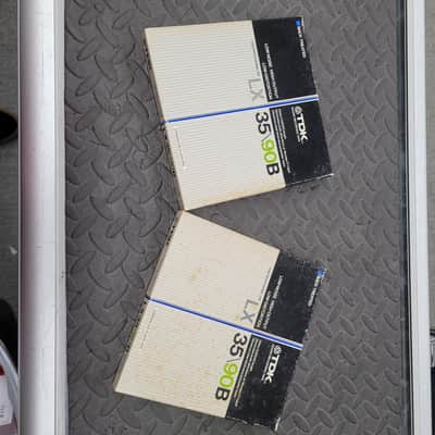 TDK LX 35/90B 1/4" 7" Sound Recording Tape set of 2 image 1