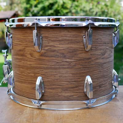 Beverley/ Premier Custom Walnut Snaredrum 14" x 9,5" 70s UK Made image 3