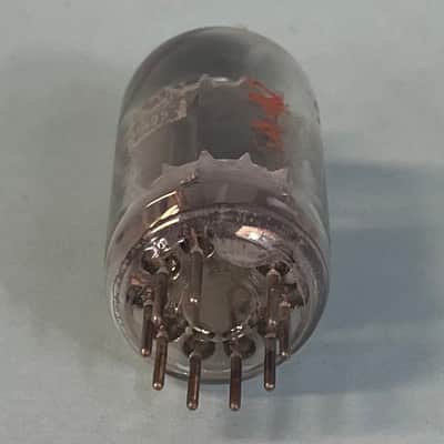 1950s General Electric 5814 12AU7 ECC82 Vintage GE Black Plate D Getter TubeT210 image 6