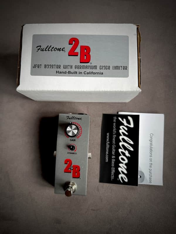 Fulltone 2B Boost with Limiter 2015 - Silver image 1