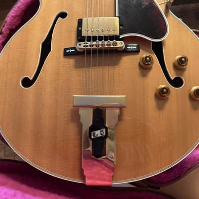 Gibson  CUSTOM L-5 CES Natural / Master Model 1990  James Hutchins Signed Natural image 7
