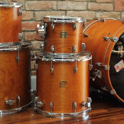 Yamaha Birch Custom Absolute - natural vintage 5pc drumset image 2