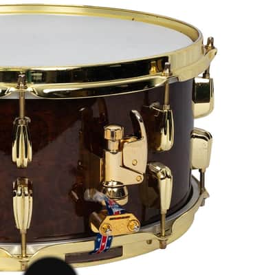Used Stone Custom Drums 6.5x14" Mahogany image 4