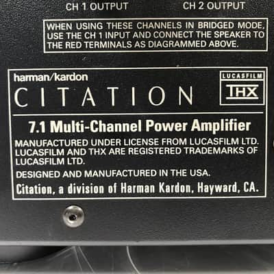 Harman Kardon Citation 7.1-Channel Power Amplifier image 9