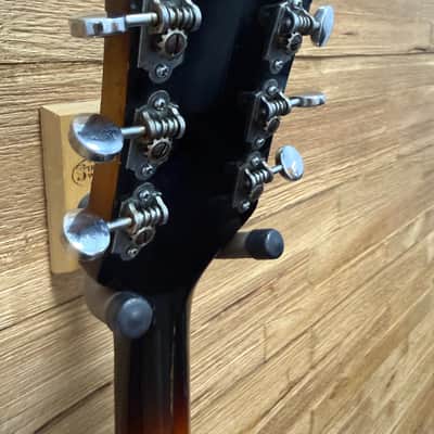 Gretsch 6124 Single Anniversary Hollow Body Guitar 1961 - Shaded Golden Sunburst w/non orig hard case image 15