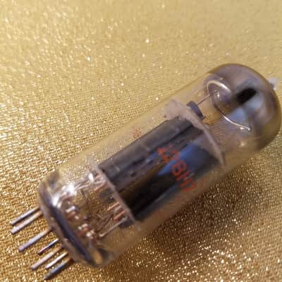 CBS 12BH7A tNOS AT1000 TESTED Vacuum Tube black plate 12BH7 dual triode 1951-1959 image 9