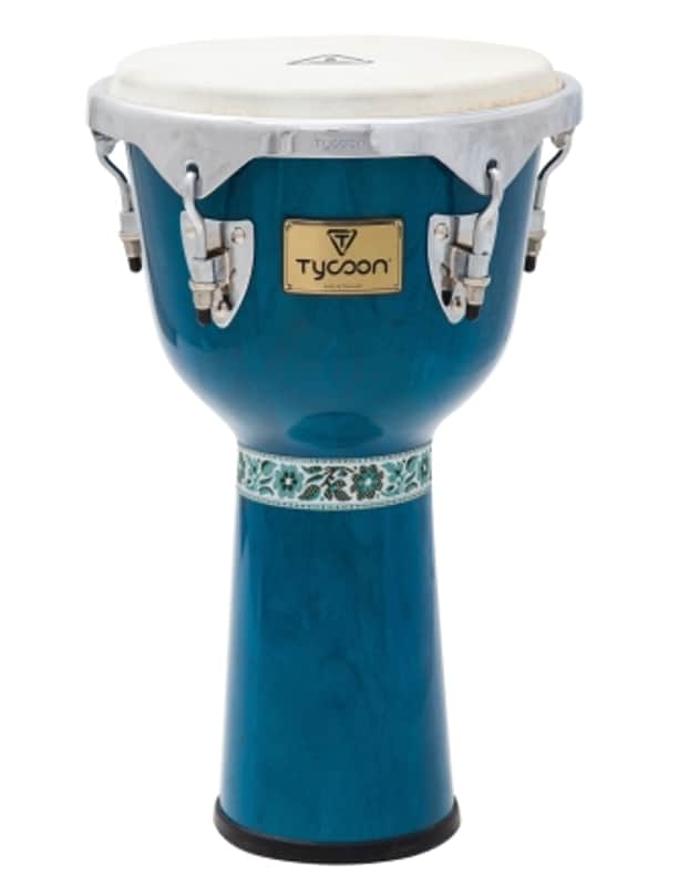 Tycoon Concerto Series Blue Finish Djembe 12" TJ-712CBL image 1