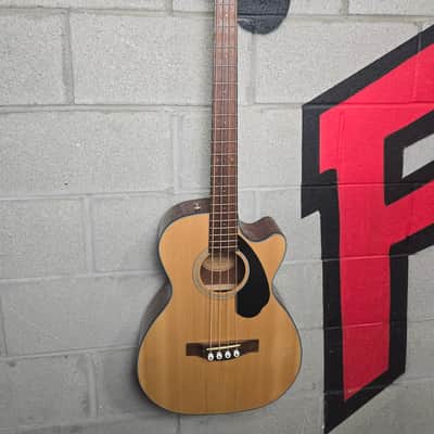 Fender CB-60SCE Acoustic-Electric Bass with Laurel Fretboard 2010s - Natural image 2