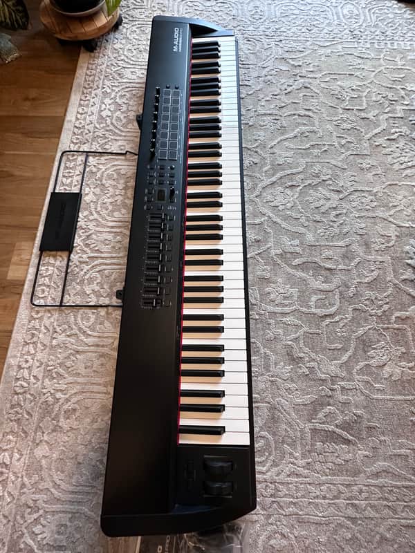 Like new M-Audio Hammer 88 Pro MIDI Keyboard Controller 2021 - Present - Black image 1