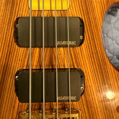 Alembic Custom 4 String JPJ 2016 - Zebrawood image 5