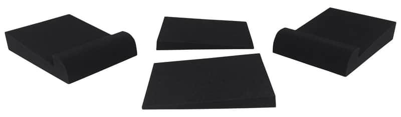 2) Rockville Foam Isolation Pads For Mackie MR524 Studio Monitor Speakers image 1