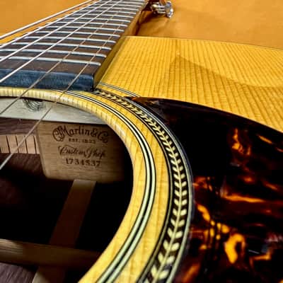 Martin Custom Shop D-21 1937 Style Alpine Spruce Top Madagascar Rosewood 2013 - Natural image 8