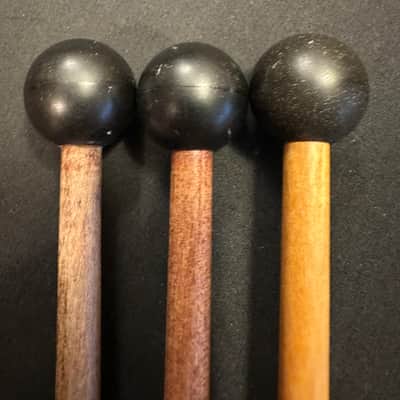 Mike Balter 10AB Unwound Series 7/8" Hard Phenolic Mallets, Birch, 3 Mallets - MINT Bild 4