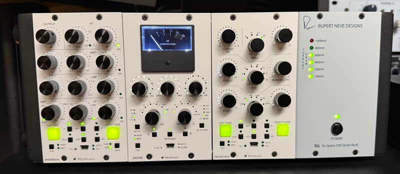 WesAudio _Prometheus 500 Series Stereo Equalizer Module 2020 - Present - White image 1