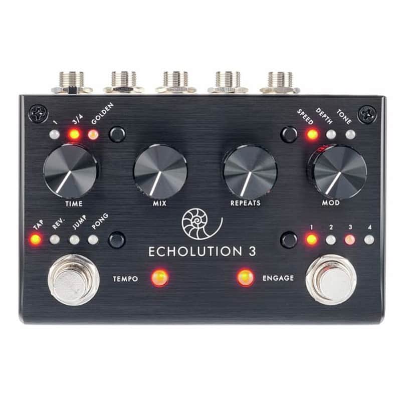 Pigtronix Echolution 3 Delay Effects Pedal Black image 1