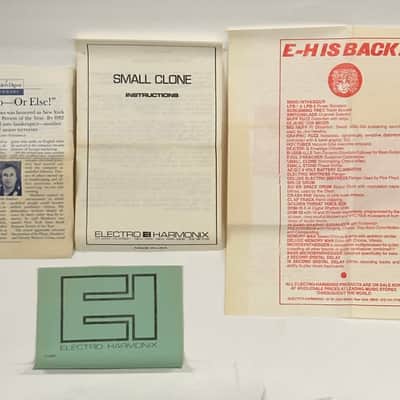 Vintage Rare Original Electro Harmonix EH4600 Small Clone Full Chorus 1979 - 1983 In Box Clean Paperwork Nirvana image 9