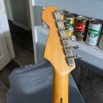 Fender American Original 50s Stratocaster guitar Aztec gold image 12