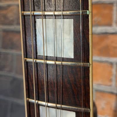 Vintage 1970s Encore LP Copy Electric Guitar Black image 4
