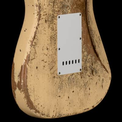 Fender Custom Shop Yngwie Malmsteen Signature Stratocaster Heavy Relic - Vintage White #40437 image 8