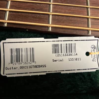 2008 CF Martin 00C-16GTAE acoustic bass natural with case image 15