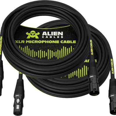 Alien Cables Star Quad Balanced XLR Cable 10 Foot - 2 Pack image 4