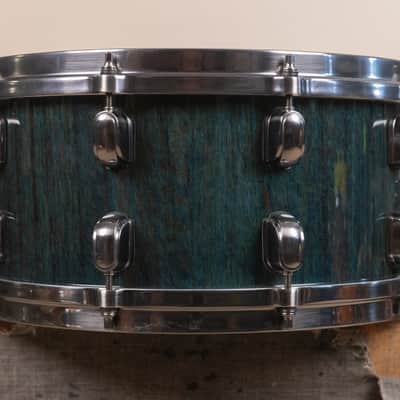 Tama Starclassic 6.5x14 Performer B/B Midnight Blue Tigerwood Snare Drum image 7