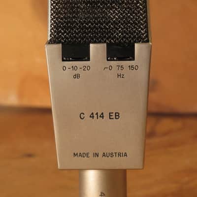 AKG C414 EB with Nylon CK12 Capsule 1970s - Silver SN4845 image 17