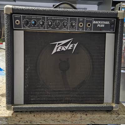 Peavey Backstage Plus 35-Watt 1x10" Guitar Combo 1980s - Black image 1
