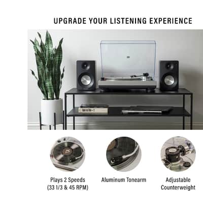 Crosley KT100 K-Series Bluetooth Turntable System - Champagne image 3