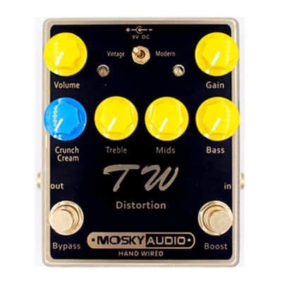 Mosky Audio TW Distortion 2 Toggle Modes with Boost Option Hand Wired image 1
