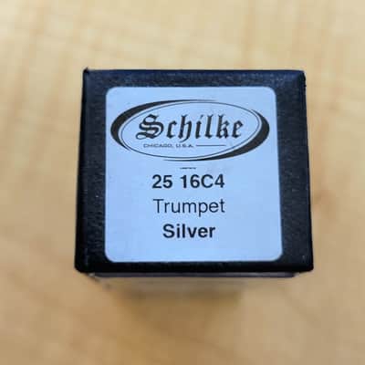 Schilke 16C4 Standard Series Trumpet Mouthpiece - Silver Plated image 2