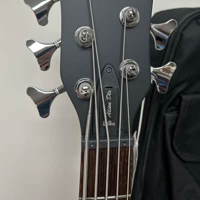 Warwick Rockbass Alien Deluxe Hybrid Thinline 5 String Acoustic Electric Bass - Natural image 3