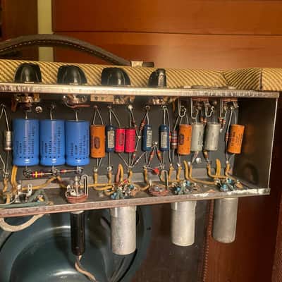 1955 Fender Tremolux 5E9 Narrow Panel Tweed image 4
