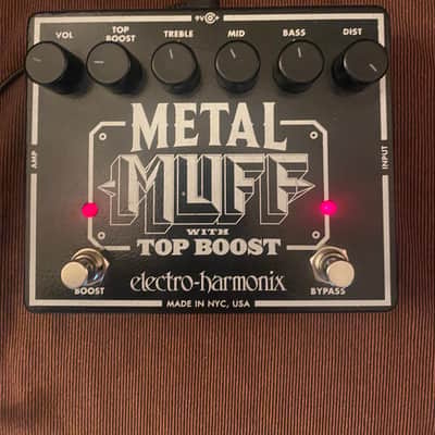 Electro-Harmonix Metal Muff Distortion with Top Boost 2006 - Present - Black image 6