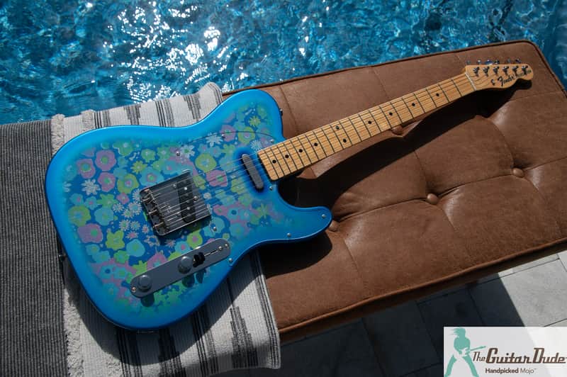 New Limited Edition Fender Japan Blue Flower Power Telecaster