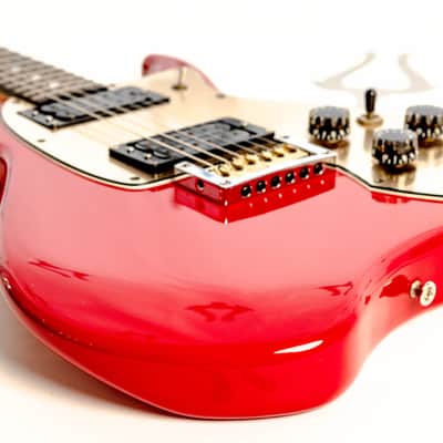 Daion Savage Red Electric Guitar w/ Original Daion Branded Hardshell Case image 15