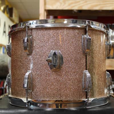 1970s Ludwig 10x14 Tom in Pink Champagne Sparkle image 3