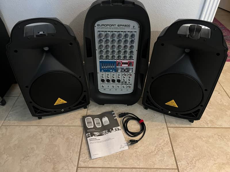 Behringer Europort EPA900 Portable PA system | Reverb
