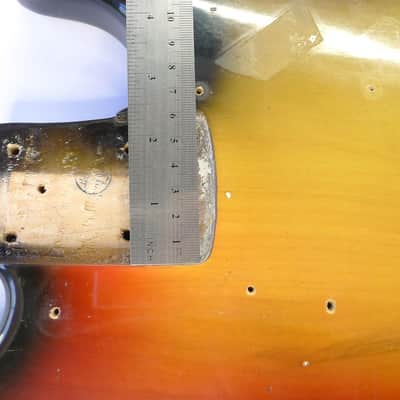 Vintage 1975 Fender P-P Precision Bass Double P-Bass Sunburst 4-Bolt Body mid-1970s image 17