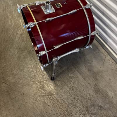 Yamaha BBD-620U Stage Custom Birch 20x17" Bass Drum 2009 - 2014 - Cranberry Red image 3