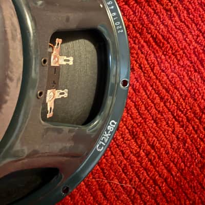 Jensen C12K Vintage Ceramic 12" 100-Watt 8ohm Guitar Speaker 2010s - Green image 3
