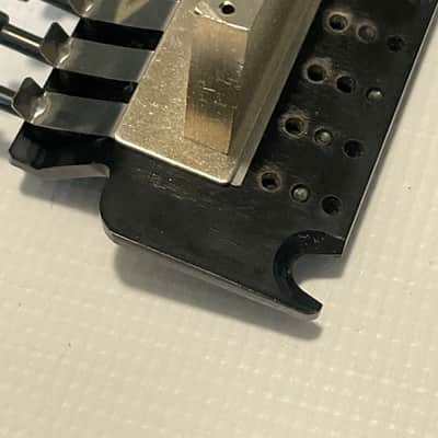 2000's Era Charvel Used FRT-01000 1000 Series Licensed Floyd Rose Black Guitar Tremolo Bridge Set image 14