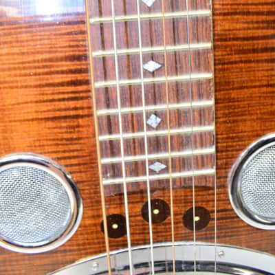 2010 Harry James Resonator Guitars Square Neck Dobro Resonator Guitar w/ Case image 7