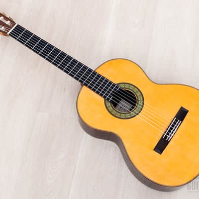 1979 Yasuyuki Abe Model No. 004 Vintage Classical Guitar, Spruce + Rosewood w/ Case image 12
