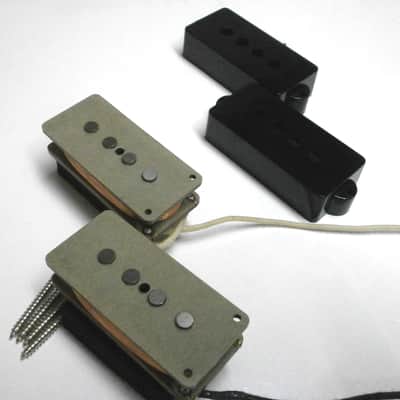 Precision Bass Pickup Hand Wound Alnico 5  Covers Cushions Screws Q pickups Hand wound Fits FendeR image 4