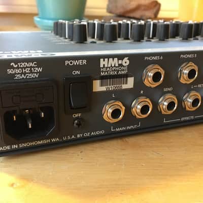 Oz Audio Q-Mix HM-6 six channel headphone matrix mixer image 3